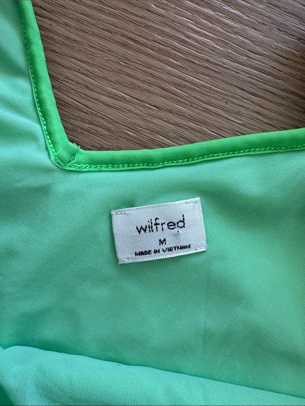 Wilfred Mint Green Square-Neck One-Piece - Picture 2 of 2